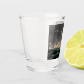 Thomas Hunt en het Amerika 1852 Shot Glas (Links)