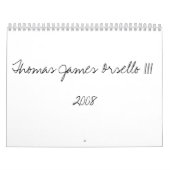 Thomas James Orsello III2008 Kalender (Hoes)
