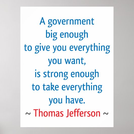 Thomas Jefferson #1 Poster (Voorkant)