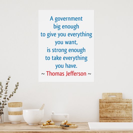 Thomas Jefferson #1 Poster (Keuken)