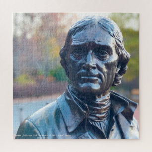 Thomas Jefferson 3de president van Amerika. Legpuzzel