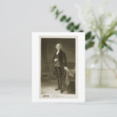Thomas Jefferson, 3de President van de Verenigde S Briefkaart (Staand voorkant)