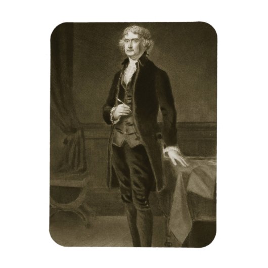 Thomas Jefferson, 3de President van de Verenigde S Magneet (Verticaal)