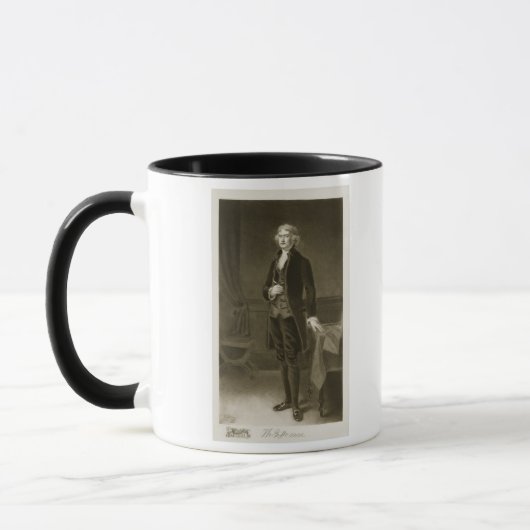 Thomas Jefferson, 3de President van de Verenigde S Mok (Links)