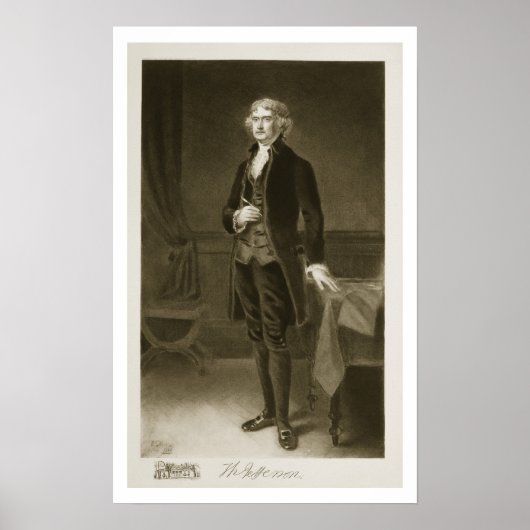 Thomas Jefferson, 3de President van de Verenigde S Poster (Voorkant)