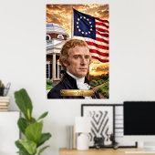 Thomas Jefferson: 3e president van de VS Poster (Thuiskantoor)