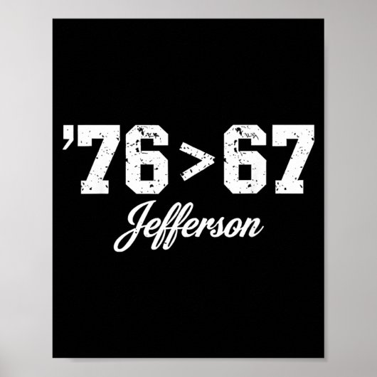 Thomas Jefferson 76 67 Vanzelfsprekend Geschiedeni Poster (Voorkant)