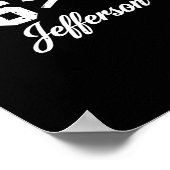 Thomas Jefferson 76 67 Vanzelfsprekend Maak Geschi Poster (Hoek)