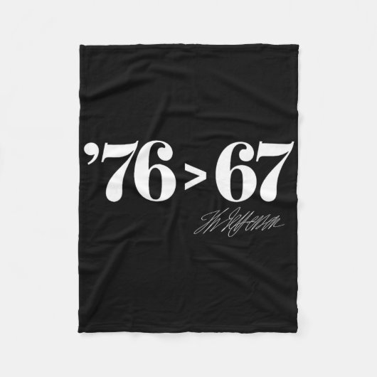 Thomas Jefferson 76 > 67 Vanzelfsprekend Minimaal  Fleece Deken (Voorkant)