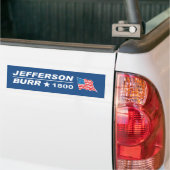 Thomas Jefferson - Aaron Burr 1800 verkiezing Bumpersticker (Op Truck)