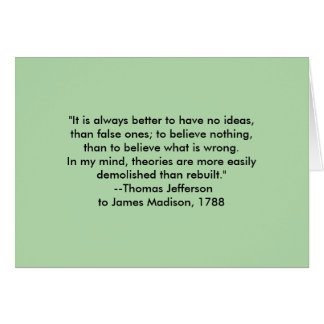 Thomas Jefferson - altijd beter Gibney Museum