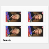 Thomas Jefferson Baseball Card Rechthoekige Sticker (Vel)