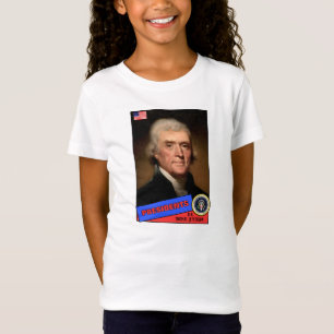 Thomas Jefferson Baseball Card T-shirt