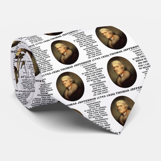 Thomas Jefferson Beleef het Man Devours Ewn Kind Stropdas (Opgerold)