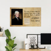 Thomas Jefferson - Boom van de Vrijheid Poster (Thuiskantoor)