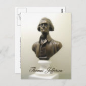 Thomas Jefferson Briefkaart (Voorkant / Achterkant)