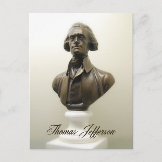Thomas Jefferson Briefkaart (Voorkant)