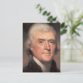 Thomas Jefferson Briefkaart (Staand voorkant)
