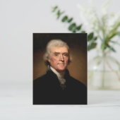 Thomas Jefferson Briefkaart (Staand voorkant)