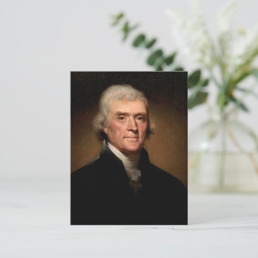 Thomas Jefferson Briefkaart (Staand voorkant)
