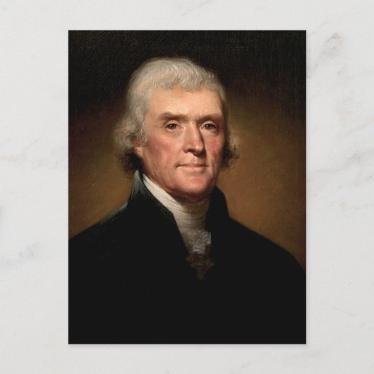 Thomas Jefferson Briefkaart (Voorkant)