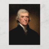 Thomas Jefferson Briefkaart (Voorkant)
