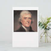 Thomas Jefferson Briefpapier (Staand voorkant)