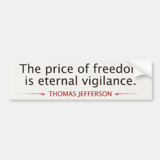 Thomas Jefferson Bumpersticker