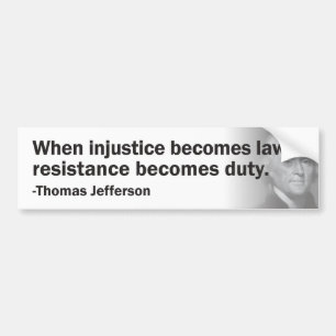 Thomas Jefferson Bumpersticker