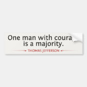 Thomas Jefferson Bumpersticker (Voorkant)