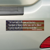 Thomas Jefferson Bumperstickers (Op auto)