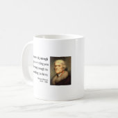 Thomas Jefferson Citaat 1c Koffiemok (Voorkant links)