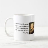 Thomas Jefferson Citaat 1c Koffiemok (Links)