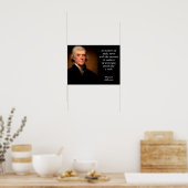 Thomas Jefferson citaat - poster (Keuken)