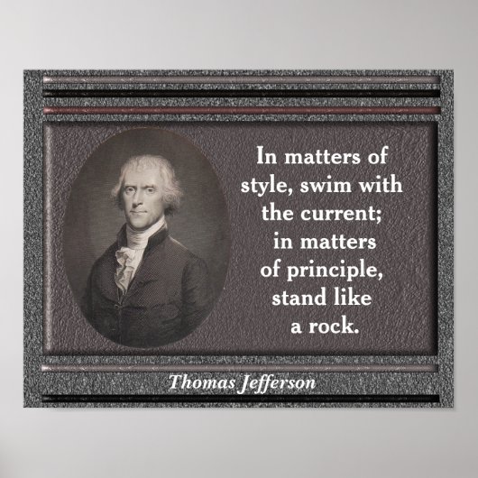 Thomas Jefferson citaat - poster (Voorkant)