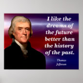 Thomas Jefferson - citeer poster (Voorkant)