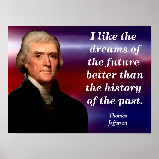 Thomas Jefferson - citeer poster (Voorkant)