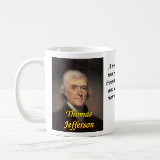 Thomas jefferson citeert 5 mok (Links)
