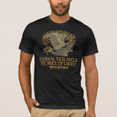Thomas Jefferson citeert: Eternal Vigilance T-shirt (Voorkant)