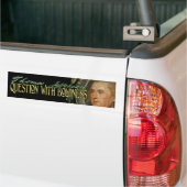 Thomas Jefferson citeert: Vraag met Boldness Bumpersticker (Op Truck)