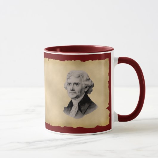Thomas Jefferson Coffee Mok (Rechts)