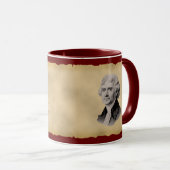 Thomas Jefferson Coffee Mok (Voorkant rechts)