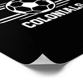 Thomas Jefferson Colonials Soccer Byll 2025 Poster (Hoek)