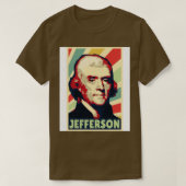 Thomas Jefferson  Colors T-shirt (Design voorkant)