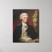 Thomas Jefferson door Mather Brown (1786) Canvas Afdruk (Voorkant)