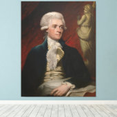 Thomas Jefferson door Mather Brown (1786) Canvas Afdruk (Insitu (Houten vloer))