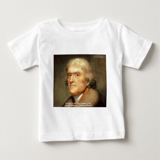 Thomas Jefferson "Eerlijkheid" Wijsheid Citaat Cad (Voorkant)