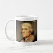 Thomas Jefferson "Eerlijkheid" Wisdom Quote Gifts Koffiemok (Links)