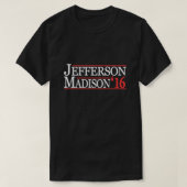 Thomas Jefferson en James Madison T-Shirt (Design voorkant)