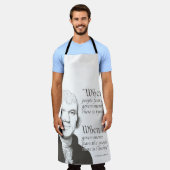 Thomas Jefferson en Quote Schort (Gedragen)